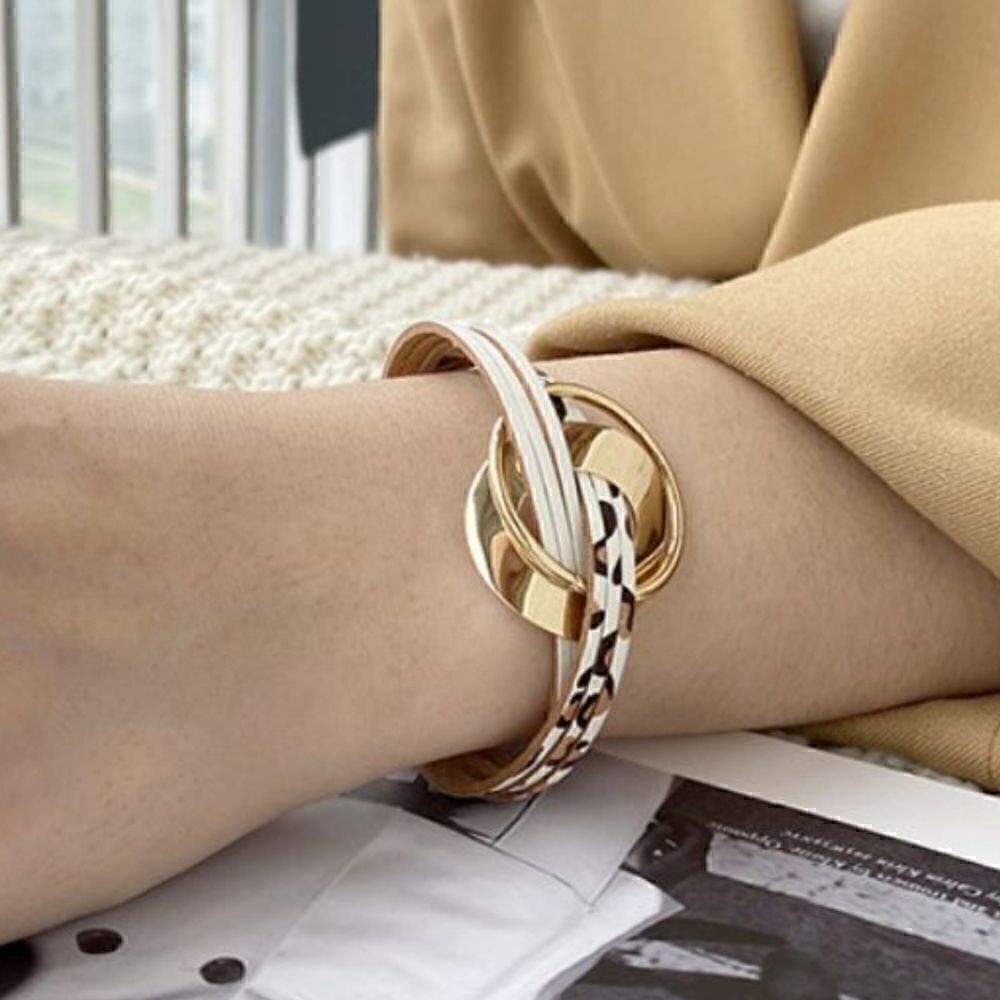 Animal Print Multilayer Bracelet